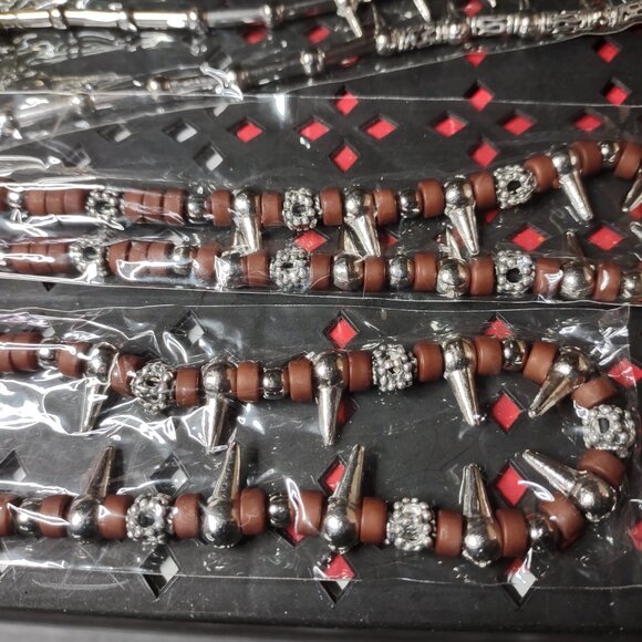 Lot Of Spike Necklaces And Earrings CDK14 - Picture 5 of 9